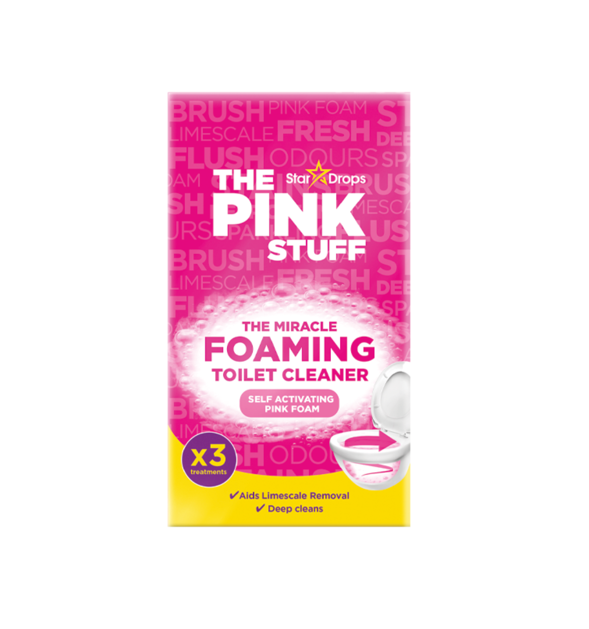 The Pink Stuff foaming toilet cleaner (3 x 100 g) – Cleaning Stuff