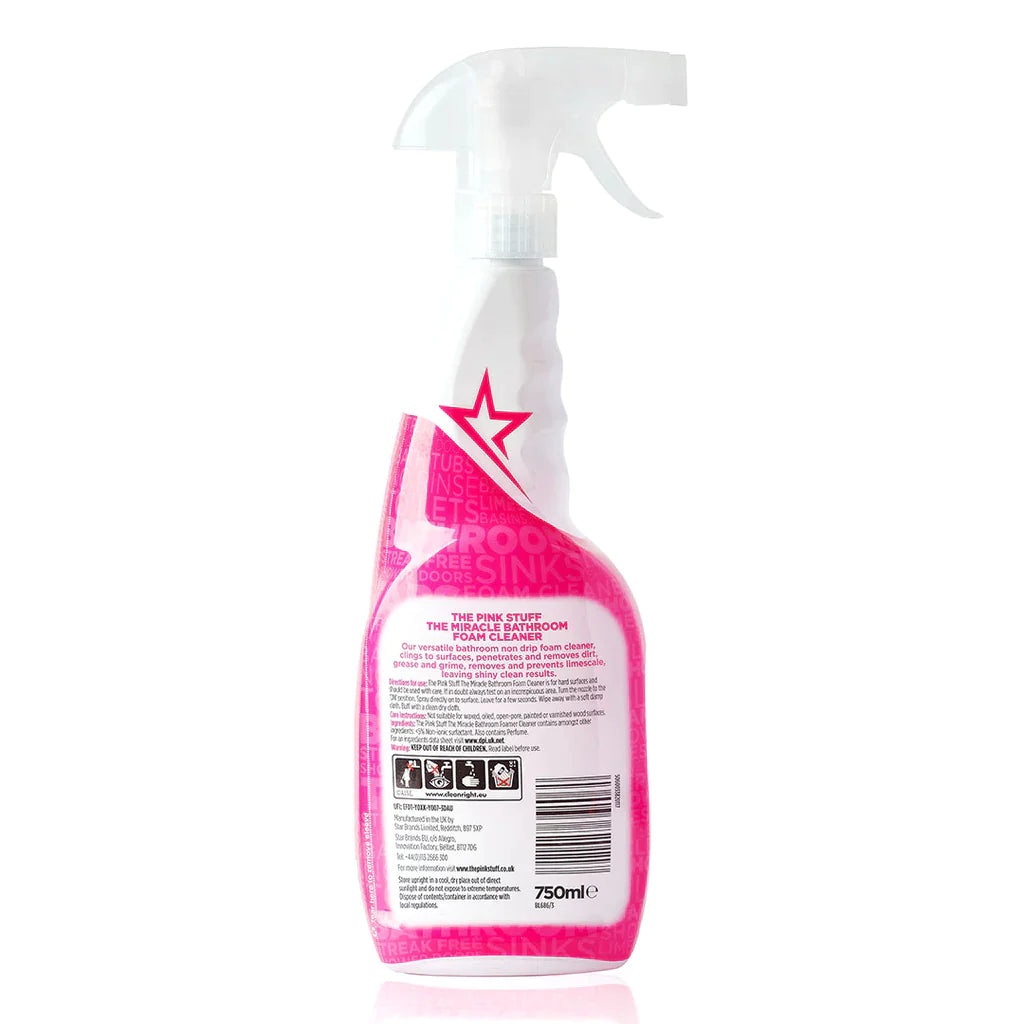 The Pink Stuff Schiuma per la pulizia del bagno (750 ml)