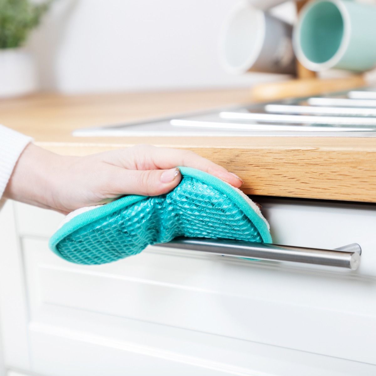 M Cloth Triple Action Anti-Bacterial Cleaning Pad - Teal
