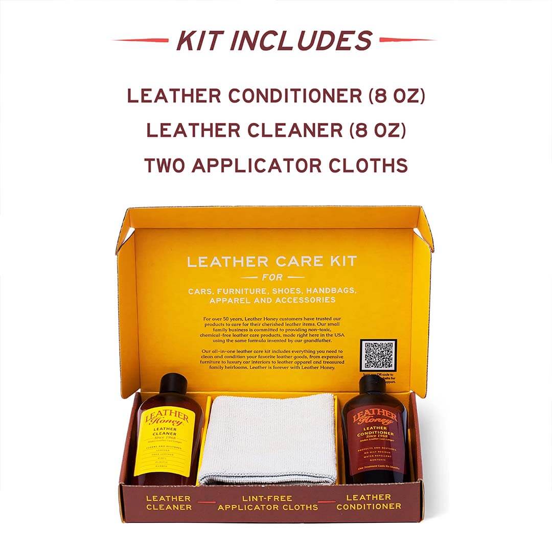 Leather Honey kit di cura per la pelle